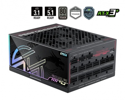 Power Supply|MSI|MPG Ai1300TS PCIE5|ATX|PC|100 - 240 V|1300 W|MPGAI1300TSPCIE5
