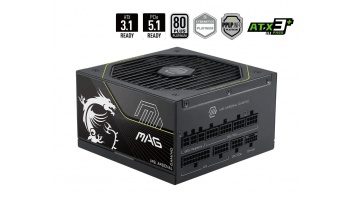 Power Supply|MSI|MAG A1200PLS PCIE5|ATX|PC|100 - 240 V|1200 W|MAGA1200PLSPCIE5