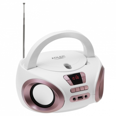 Adler | CD-MP3 Boombox | AD 1181 | Speakers | USB connectivity | FM