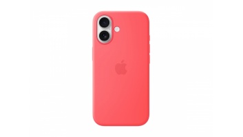 Apple iPhone 17 Silicone Case with MagSafe – Bright Guava | Apple
