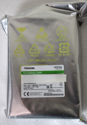 SALE OUT. | Toshiba S300 Surveillance Hard Drive | HDKPB08Z0A02S | 5900 RPM | 4000 GB | REFURBISHED