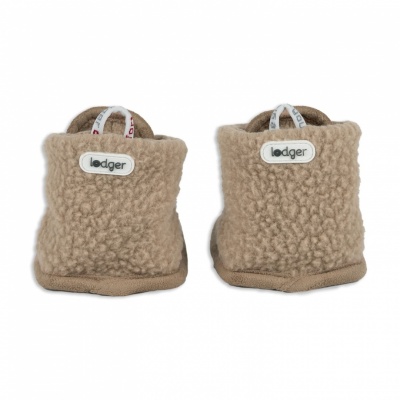 Lodger Slipper Teddy čībiņas, Beige, 3-6m