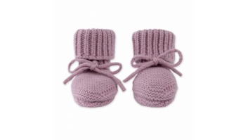 Lodger Slipper merino vilnas čībiņas, Mauve, 0-6m