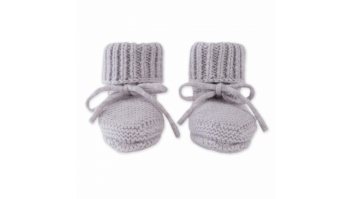 Lodger Slipper merino vilnas čībiņas, Stone, 0-6m