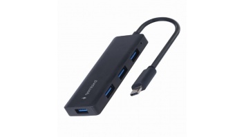 I/O HUB USB-C 4PORT/UHB-CM-U3P4-02 GEMBIRD