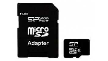 Silicon Power | 16 GB | MicroSDHC | Flash memory class 10 | SD adapter