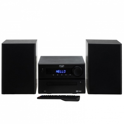 Adler | Mini Hi-Fi Stereo System | AD 1917 | Speakers | USB connectivity | Bluetooth | FM