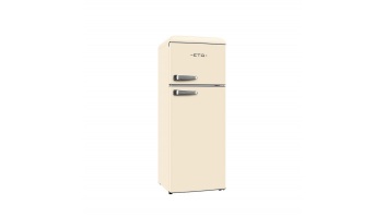 ETA Refrigerator | ETA253390040EN Storio Retro | Energy efficiency class E | Free standing | Height 148.2 cm | Double Door | Fridge net capacity 170 L | Freezer net capacity 45 L | 38 dB | Beige