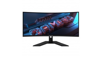 Gigabyte | GS34WQC A | 34 " | SS VA | WQHD | 120 Hz | 1 ms | 3440 x 1440 pixels | 300 cd/m² | HDMI ports quantity 1