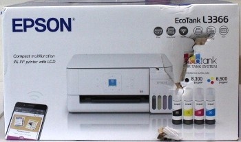 SALE OUT. Epson EcoTank L3366 Multifunctional Printer | SALE OUT. | Epson Multifunctional printer | EcoTank L3366 | Inkjet | Colour | A4 | Wi-Fi | White | DAMAGED PACKAGING, DENTED BODY (INK TANK TOP - COVER)