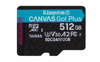 MEMORY MICRO SDXC 512GB UHS-I/SDCG4/512GBSP KINGSTON