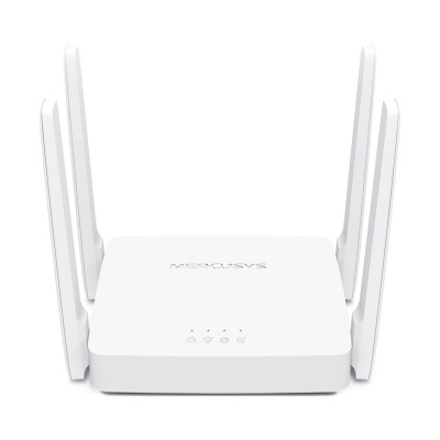 Mercusys | AC1200 Wireless Dual Band Router | AC10 | 802.11ac | 300+867 Mbit/s | 10/100 Mbit/s | Ethernet LAN (RJ-45) ports 2 | Mesh Support No | MU-MiMO Yes | No mobile broadband | Antenna type 4xFixed | No