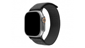 Fixed | Sporty Strap for Apple Watch Ultra 49mm | 160-210 mm | Dark gray | Nylon