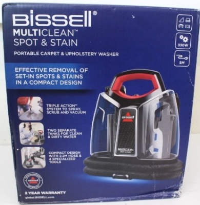 SALE OUT. Bissell | MultiClean Spot & Stain SpotCleaner Vacuum Cleaner | 4720M | Handheld | 330 W | Black/Red | Warranty 24 month(s) | DAMAGED PACKAGING, EMPTY ONE CLEANING BOTTLE