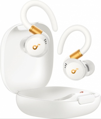 Anker Soundcore | Earbuds with Hook | Sport X20 | Bluetooth | ANC | White/Gold