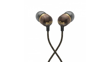 Marley Wired Earbuds | Smile Jamaica | Built-in microphone | USB Type-C | Brass