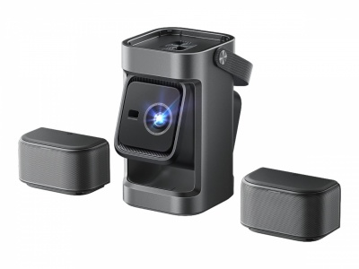 Anker Nebula Nebula P1 Portable Projector with Detachable Speakers | Full HD (1920x1080) | 650 ANSI lumens | Grey
