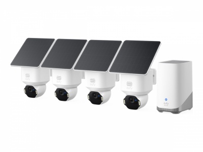 Anker Eufy SoloCam E42 4-Cam Kit (HomeBase 3) | 8 MP | F/1.6 | IP65 | Micro SD, Max. 128 GB