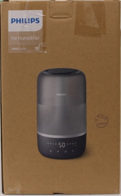 SALE OUT. Philips HU1510/03 Humidifier Series 1000 Up to 41m2, 3 settings, Grey | SALE OUT. | Philips Humidifier | HU1510/03 Series 1000 | 19.6 W | Water tank capacity 3 L | Suitable for rooms up to 41 m² | Ultrasonic | Humidification capacity 275 ml/hr |