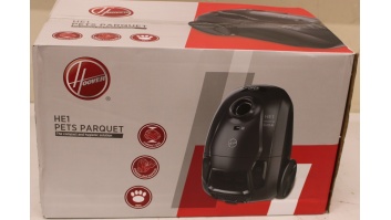 SALE OUT. Hoover HE120PET 011 Vacuum cleaner, Bagged, Power 700 W, Bag 2.5 L, Working radius 8.2 m, Black/Grey | Hoover Vacuum Cleaner | HE120PET 011 | Bagged | Power 700 W | Dust capacity 2.5 L | Iron Grey | DAMAGED PACKAGING | 23 month(s)