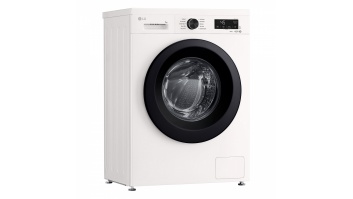 LG | Washing Machine | F2X10S7NWK | Energy efficiency class A | Front loading | Washing capacity 7 kg | 1150 RPM | Depth 44 cm | Width 60 cm | Display | LED | Steam function | Essence White (Glossy) | Wi-Fi