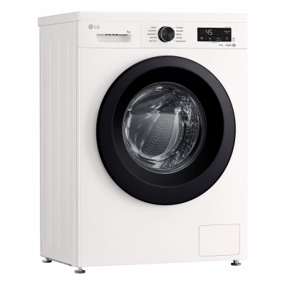 LG | Washing Machine | F2X10S7NWK | Energy efficiency class A | Front loading | Washing capacity 7 kg | 1150 RPM | Depth 44 cm | Width 60 cm | Display | LED | Steam function | Essence White (Glossy) | Wi-Fi