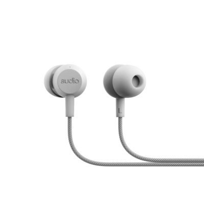 Sudio Earbuds | V3 | USB-C | In-ear | Microphone | Grey White