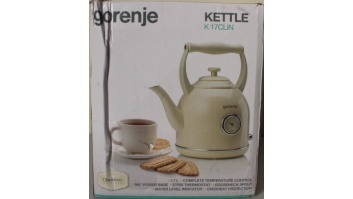 SALE OUT. | SALE OUT. | Gorenje | Kettle | K17CLIN | Electric | 2000 W | 1.7 L | Plastic/Metal | 360° rotational base | Ivory | DAMAGED PACKAGING