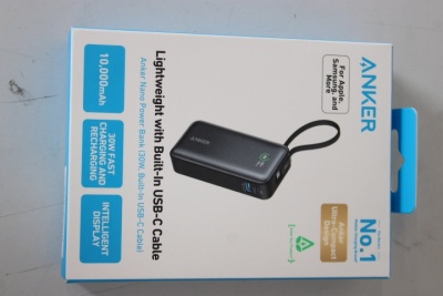 SALE OUT. Anker 545 Nano Power Bank | A1259G11 | 10000 mAh | Black | DEMO