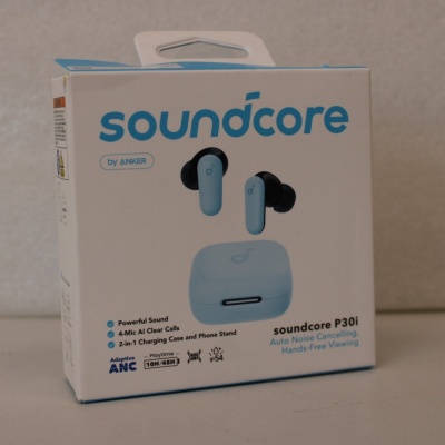 SALE OUT. Anker Soundcore P30I True-Wireless Earbuds, Blue | SALE OUT. Anker Soundcore True-Wireless Earbuds | P30i | Bluetooth | In-Ear | Microphone | Light Blue | DEMO | Wireless