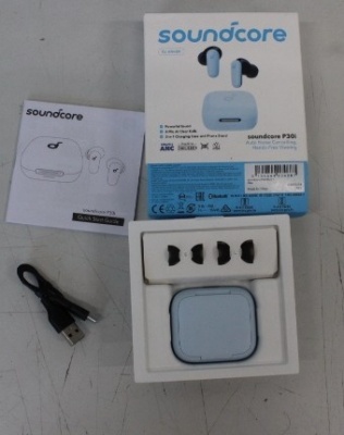 SALE OUT. Anker Soundcore P30I True-Wireless Earbuds, Blue | SALE OUT. Anker Soundcore True-Wireless Earbuds | P30i | Bluetooth | In-Ear | Microphone | Light Blue | DEMO | Wireless