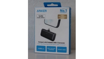 SALE OUT. Anker Nano Power Bank Built-In with USB-C Connector | A1653H11 | 5000 mAh | Black | DEMO