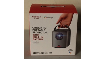 SALE OUT. Anker Nebula Mars 3 Air Google TV Projector with Built-In Netflix | Full HD (1920x1080) | 400 ANSI lumens | Black | DAMAGED PACKAGING AS DEMO | Wi-Fi