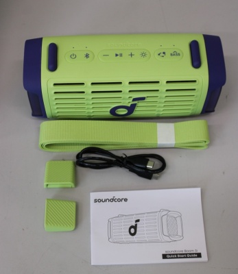 SALE OUT. Anker Soundcore Boom 3i Portable Bluetooth Speaker, Green | Anker Soundcore Speaker | Boom 3i | Warranty 24 month(s) | 50 W | Waterproof | Bluetooth | Wireless connection | Portable | Green | DEMO