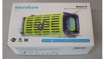 SALE OUT. Anker Soundcore Boom 3i Portable Bluetooth Speaker, Green | Anker Soundcore Speaker | Boom 3i | Warranty 24 month(s) | 50 W | Waterproof | Bluetooth | Wireless connection | Portable | Green | DEMO