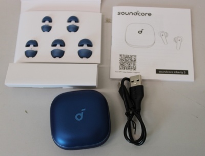 SALE OUT. | Anker Soundcore Earbuds with Dolby Audio | Liberty 5 | Bluetooth | In-Ear | Microphone | Navy blue | Noise canceling | DEMO | Warranty 24 month(s) | Wireless