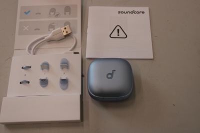 SALE OUT. | Anker Soundcore True wireless earphones | Liberty Buds | Bluetooth | Semi-in-ear | Microphone | Light Blue | Noise canceling | Noise reduction | DEMO | Warranty 24 month(s) | Wireless