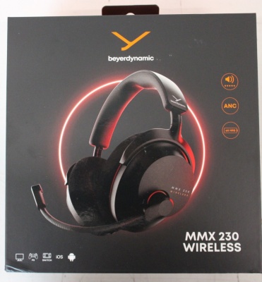 SALE OUT. Beyerdynamic MMX 230 Black Bluetooth ANC Headphones, Wireless | SALE OUT. Headphones | MMX 230 | Bluetooth | Over-Ear | Microphone | Black | Noise canceling | DEMO, MISSING USB ADAPTER | Warranty 24 month(s) | Wireless