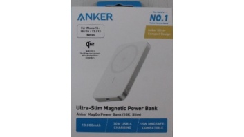 SALE OUT. | Anker Power Bank | MagGo | 10000 mAh | White | DEMO