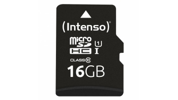 MEMORY MICRO SDHC 16GB UHS-I/W/ADAPTER 3423470 INTENSO