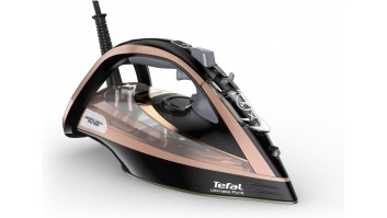 TEFAL | Steam Iron | FV9845 | Steam Iron | 3200 W | Water tank capacity 350 ml | Continuous steam 60 g/min | Black/Rose Gold