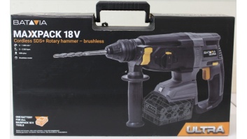 SALE OUT. Batavia 18V brushless hammer drill 2.2 J / SDS+ / Without battery and charger in BMC | Batavia B.V. 18V Cordless Brushless Rotary Hammer SDS+, Without Battery and Charger in BMC | DAMAGED PACKAGING