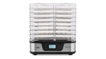 ETA Food dryer | ETA930190000 Secca Premium | Power 380 W | Number of trays 8 | Temperature control | Integrated timer | Silver