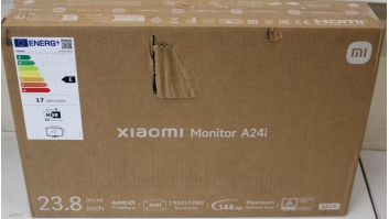 SALE OUT. Xiaomi Monitor A24i 2026 | SALE OUT. | Xiaomi Monitor A24i 202 | 24 " | IPS | FHD | 16:9 | 144 Hz | 6 ms | 1920 x 1080 pixels | 300 cd/m² | HDMI ports quantity 1 | Warranty 24 month(s) | DAMAGED PACKAGING