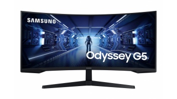 LCD Monitor|SAMSUNG|Odyssey G5|34"|Gaming/Curved/21 : 9|Panel VA|3440x1440|21:9|1 ms|Tilt|Colour Black|LC34G55TWWPXEN