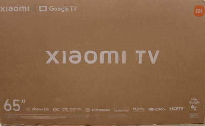SALE OUT. Xiaomi TV S Pro Mini LED 65 2026 4K UHD (3840 x 2160) | SALE OUT. | TV | S Pro Mini LED 65 2026 | Xiaomi 65 | Smart TV | Google TV | 4K UHD | Dark Grey | DAMAGED PACKAGING, DEMO