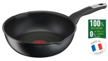 TEFAL | Multipan | G2557572 Unlimited Pan | Frying | Diameter 22 cm | Suitable for induction hob | Fixed handle | Black - Noir