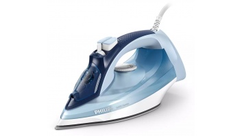 Philips | Iron | DST5030/20 | Steam Iron | 2400 W | Water tank capacity 320 ml | Continuous steam 45 g/min | Steam boost performance 180 g/min | Blue/White