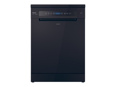 Candy Dishwasher | CF 5C6F0B | Free standing | Width 59.7 cm | Number of place settings 15 | Number of programs 8 | Energy efficiency class C | Display | Black