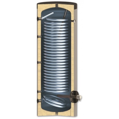 Sunsystem | Enameled Water Heater 300L with Heat Exchanger 3.3 m